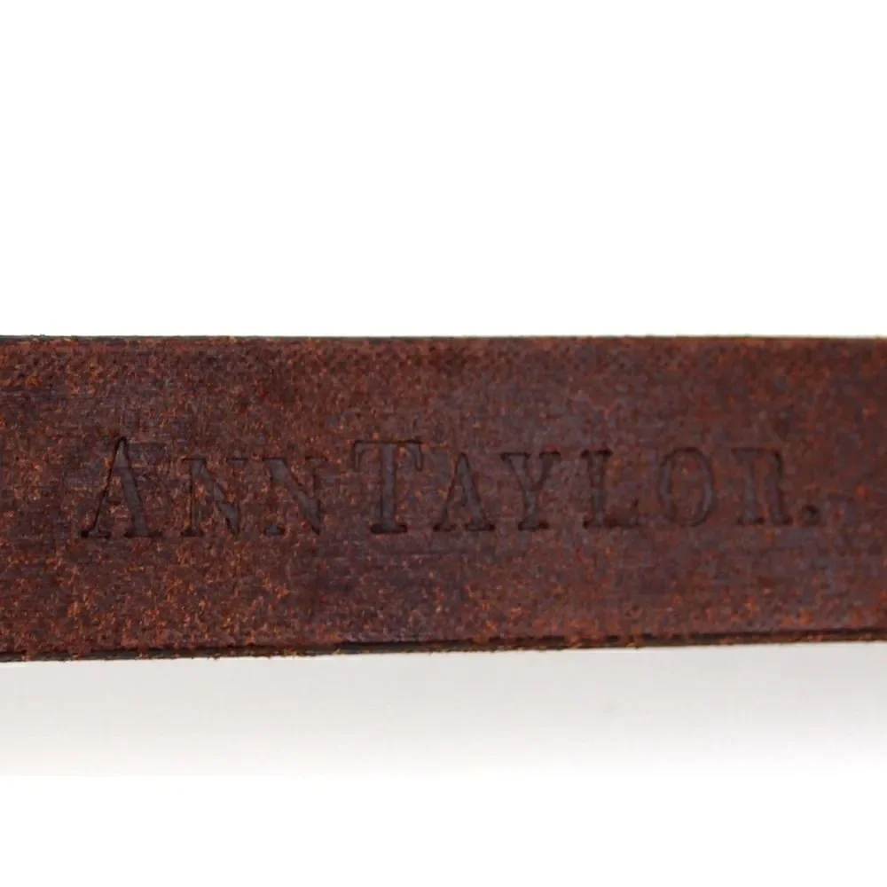 Ann Taylor BROWN GENUINE LEATHER 7/8